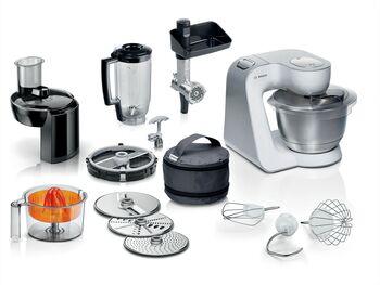 Robot de bucătărie Bosch MUM58251 1000W Bol 3.9 l blender mașina de tocat cube cutter storcator citrice 7 viteze 3D Planetary mixing