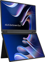 Monitor Asus ZenScreen Duo MB14FCD (71 cm (14 inches), negru, 2xWUXGA, 360 grade pliabil, dual 14" USB-C, mini HDMI)