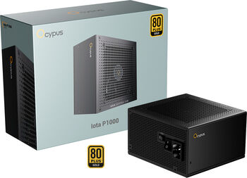 Sursa Ocypus 1000W 80+ Gold ATX 3.1 Iota P1000 negru