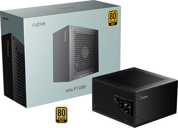 Sursa Ocypus 1200W 80+ Gold ATX 3.1 Iota P1200 negru