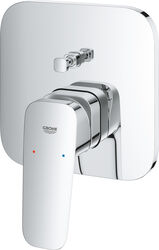 Baterie dus Grohe, Concetto SLM Trim Bath, 2 funcții, diverter, încastrat, monocomandă, necesită corp instalare, cartuș ceramic, crom