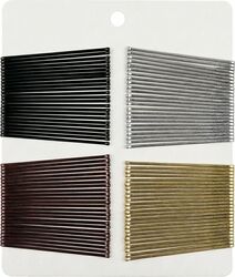 Cleme de par profesionale tip crocodil pentru sectionare multicolore set 4x30 buc 5 cm