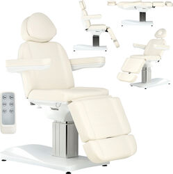 Scaun cosmetic electric pentru salonul de cosmetica pedicure reglare 3 cilindri Colton