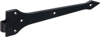 Balama poartă tip curea ZAP negru 300x4 mm