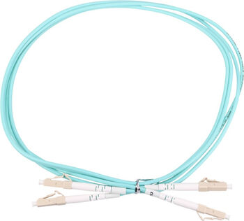 Patchcord LC/UPC-LC/UPC MM OM3 duplex LSZH 25M