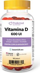 Vitamina D 600 IU supliment alimentar pentru o dezvoltare armonioasa a copiilor și adolescenților