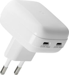 Accesoriu mobil Incarcator de perete Flat Wall Charger rechargeProEU 2xUSBC 20WW