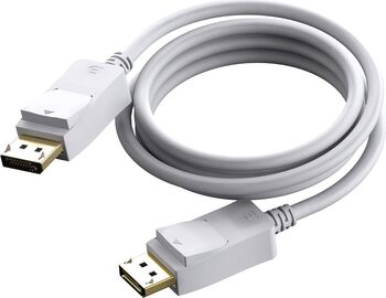 Cablu DisplayPort alb de 2m