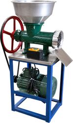Masina de tocat carne din fonta cu palnie mare Nr.32 motor 1500 W 1400 rpm 1.4 kg/min bobinaj 100 cupru verde buton on/off - COBI SMART®