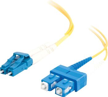 Cablu de rețea 2m LC/SC LSZH Duplex 9/125 SM Fibră optica