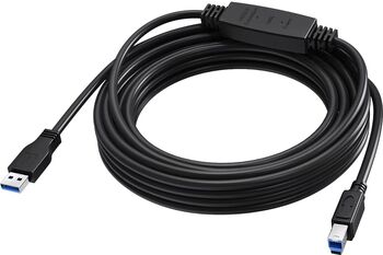 Cablu USB 3.0 negru de 5 m