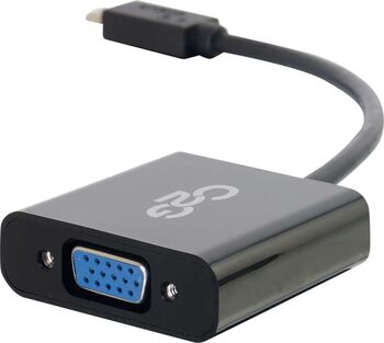 Cablu USB C la VGA Adaptor Negru