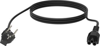 Cablu alimentare negru VISION 3m EU cu pătrată