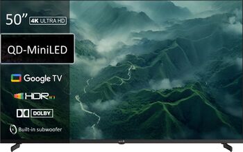 Televizor Smart QD-MiniLED Arielli MQLED-50N10T UHD 4K Google TV Dolby Vision Dolby Atmos HDR10 MEMC Subwoofer 127 cm Clasa D Negru