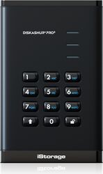 HDD hard disk extern 4TB iStorage diskAshur Pro3 USB-C USB-A / 2.5" / / Military Grade Aes-xts 256-bit hardware encryption FIPS PUB 197 / Keypad / Bootable / IP56 / FIPS 140-3 Level3