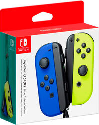 Controler Nintendo Joy-Con set de 2 (albastru/galben intens)