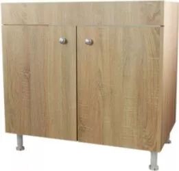 Mască Chiuvetă Sonoma Tempo line cu 2 uși 80x50x80 cm Pal 18mm
