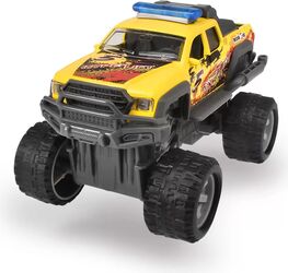 Mașina De Teren Galbenă Din Metal Rally Monster 15cm