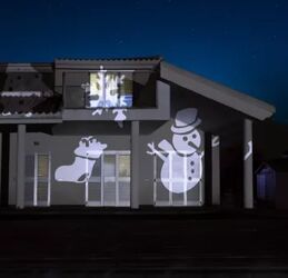 Proiector led decorativ pentru exterior