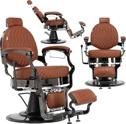Scaun de frizerie Bomby hidraulic pentru salon de coafor si barber shop Barberking