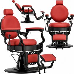 Scaun de frizerie hidraulic Logan Barberking pentru salon de coafura și barber shop