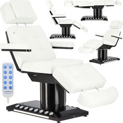Fotoliu cosmetic electric pentru salon cosmetic pedichiură încălzire spumă termoelastica control cu piciorul + telecomanda 4 actuatoare Novia