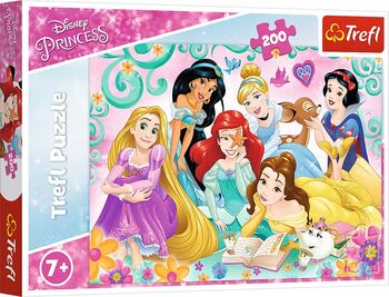 Puzzle Trefl 200 Prințesele Disney Într-o Seară De Poveste
