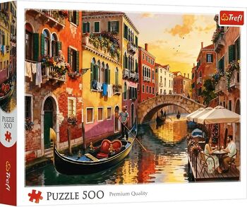 Puzzle Trefl 500 Venetia La Apus De Soare