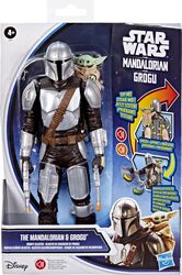 Star Wars Mandalorian Și Grogu Set Vânătorul De Recompense Figurina Cu Sunete