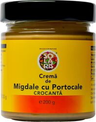 Crema de migdale cu portocale crocanta 200gr Solaris Plant