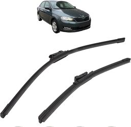 Set 2 Stergatoare SKODA RAPID NH3 NK3 NK6 2012-2022 pentru parbriz Bosch Aerotwin