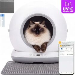 Litiera Automata iHunt Smart Cat Litter V6, Wi-Fi, Senzori, Aplicatie Smart