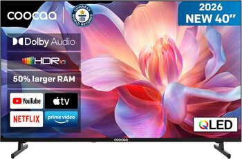 Televizor Smart 101 cm 40" Full HD QLED Coocaa 40CTQH38Z WiFi CI