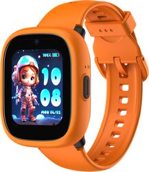 Smartwatch monitorizare copii Lagenio K3 Orange, 4G SIM, 1.7 , Localizare GPS cu A-GPS, WIFI, ACC, Alerta Perimetru, Apeluri Video și Voce, Lanterna, SOS, 770mAh