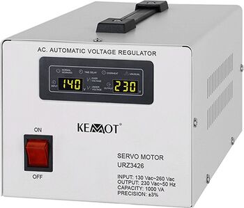 STABILIZATOR TENSIUNE SERVOMOTOR 1000VA KEMOT