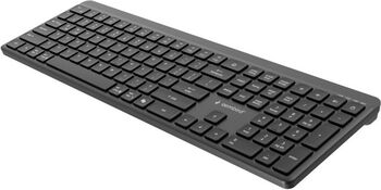 Tastatura Wireless Gembird KB-WPS-03 Dual-Mode Pro Business 2 4 GHz + Bluetooth slim multimedia layout US Negru