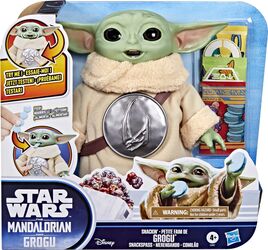 Star Wars Mandalorian Și Grogu Set Figurina Grogu Și Accesorii Gustări 16.5cm