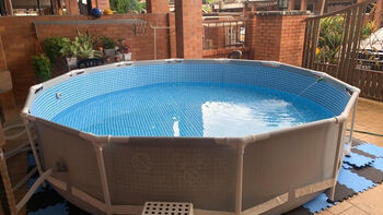 Piscina cadru metalic Intex Prism Frame 26702NP 305x76 cm 4.500 litri cu pompa de filtrare