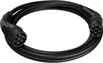 go-e Type 2 charging cable Black Edition, up to 22 kW (black, 5 meters)