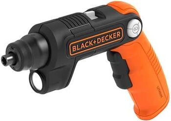Șurubelniță electrica Black & Decker BDCSFL20C-QW 3 6 V 1 5 Ah negru/portocaliu