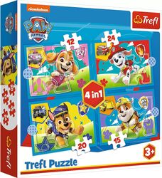 Puzzle Trefl 4in1 Patrula Cățelușilor Echipa