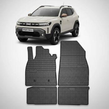 Set Covorase Auto din Cauciuc pentru Dacia Duster 3 1.0 ECO-G 100 PYM/PYN 2023-prezent - 4 Piese Frogum El Toro