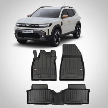 Set Covorase Auto Tip Tavita Adanca pentru Dacia Duster 3 1.6 HYBRID 140 PYM/PYN 2023- ProLine 3D 4 Piese
