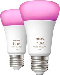 Set Bec LED PHILIPS Hue 8720169364363 A60 6W E27 Lumina RGB