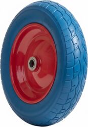 Roata roaba Spuma 400-8 ax 14 pentru utilizarea intensiva Albastru-Rosu