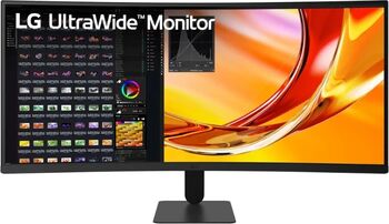 LED LG UltraWide 34U601B-B, 34", Curbat, UWQHD, 120Hz, 5ms, Black