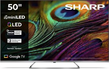 Smart 127 cm 50" 4K MiniLED Sharp QLED 50JP7265E UltraHD WiFi