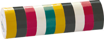BENZI IZOLATOARE MULTICOLOR 19X0.13MM / 3M 6/SET