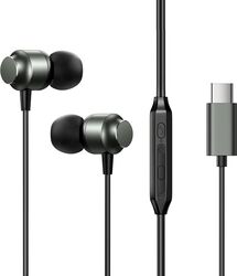 Căști cu fir Joyroom USB-C Gri