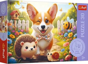 Puzzle Trefl 30 O Zi Cu Corgi